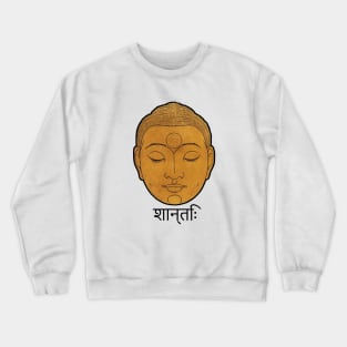 Buddha Sanskrit Peace Crewneck Sweatshirt